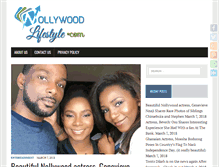 Tablet Screenshot of nollywoodlifestyle.com
